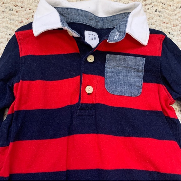 ✨2/20✨ Baby Gap Striped One-Piece Outfit - Picture 4 of 6